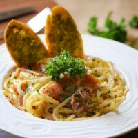 Les Véritables Spaghettis à la Carbonara